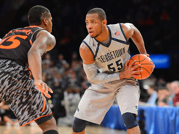 Georgetown will face off against Florida Gulf Coast University Friday in Philadelphia in hopes of advancing.(Rich Kane/Icon SMI)